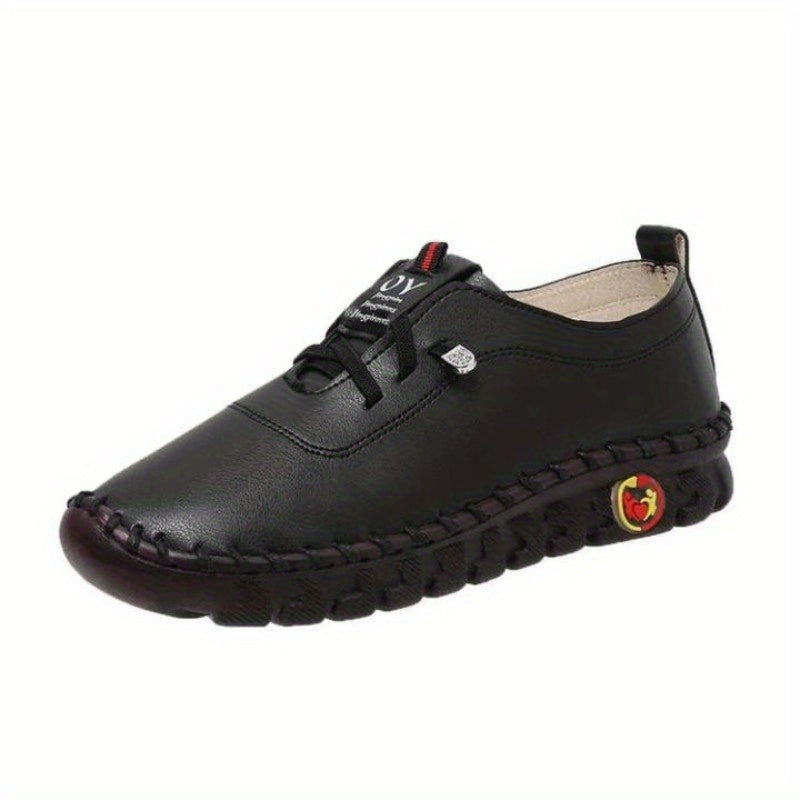 Women's Lace Up Low Top Soft Sole Flat Shoes