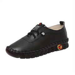 Women's Lace Up Low Top Soft Sole Flat Shoes