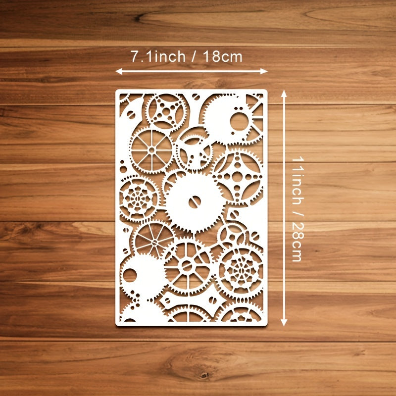 8pcs Reusable Texture Painting Stencil for DIY Layering Stencils Scrapbook