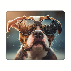 Sunglasses Dog Pattern Gaming Mousepad