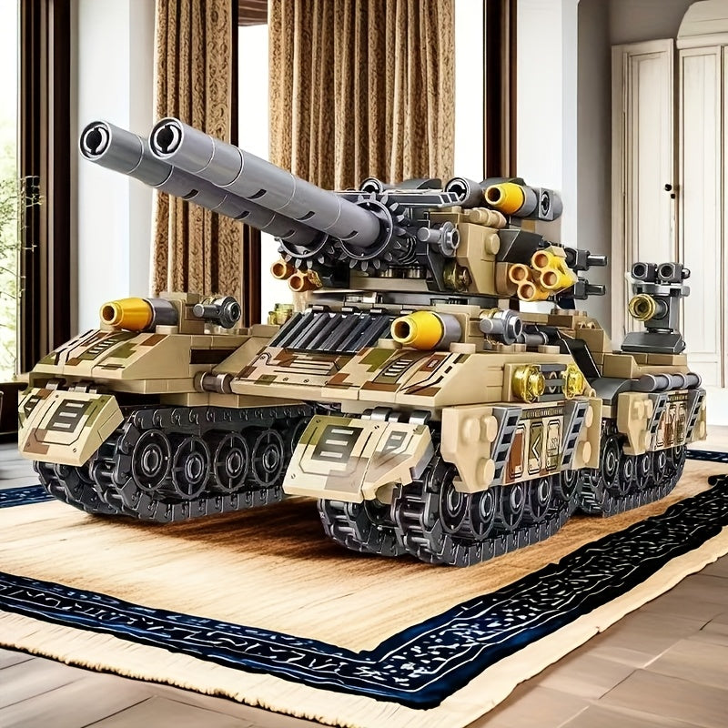 Tank Building Block Set 8 in 1 Battle Model Military Hobby Collection