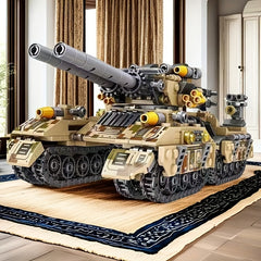 Tank Building Block Set 8 in 1 Battle Model Military Hobby Collection