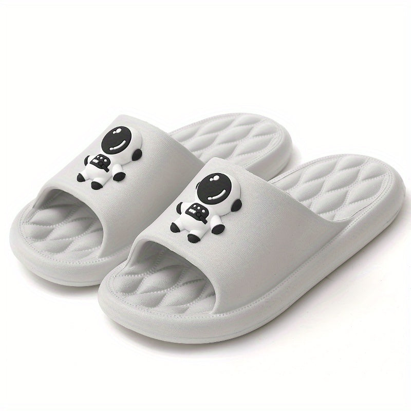 Men's Cartoon Printed Slides Non Slip Slippers