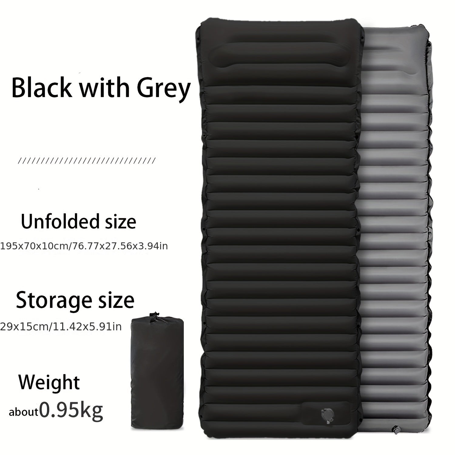 Splicable Inflatable Cushion Portable Air Mattress for Camping