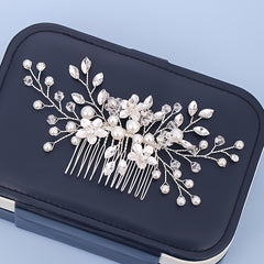 Faux Pearl Wedding Hair Comb Bridal Hair Pin For Wedding