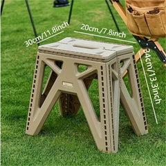 Portable Plastic Folding Stool for Camping