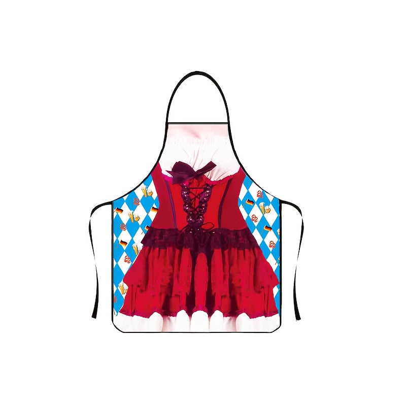 Polyester Barbecue Apron Anti-grease Splash Proof Kitchen Supplies