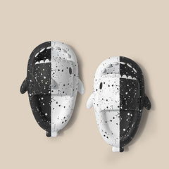 Shark Slippers Cloud Slides Lightweight Non Slip Shoes Indoor Outdoor Shower