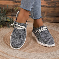 Women's Colorblock Flat Shoes Slip On Low Round Toe Non slip Comfy Shoes