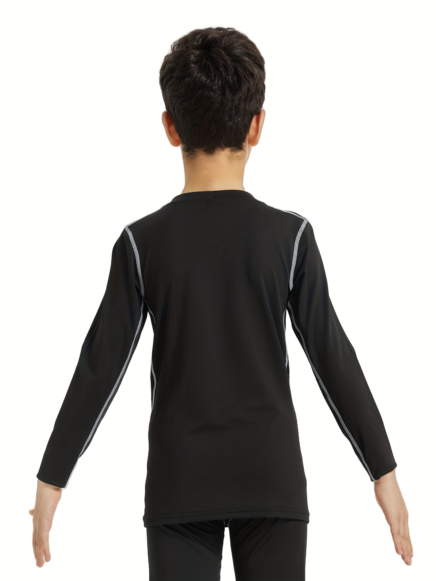 Kids' Long Sleeve Compression Shirts Moisture Wicking Baselayer