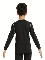 Kids' Long Sleeve Compression Shirts Moisture Wicking Baselayer
