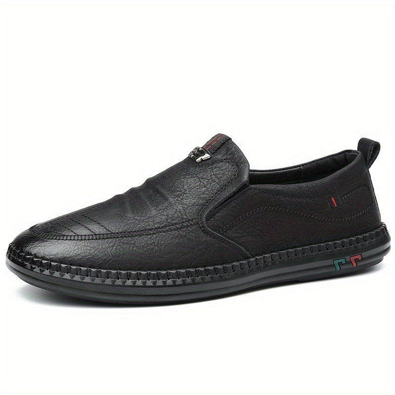 Men's Stitch Detail Loafer Shoes Comfy Slip On Shoes