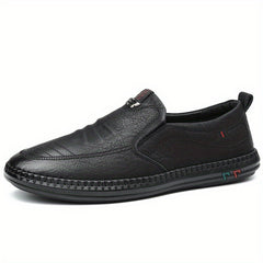 Men's Stitch Detail Loafer Shoes Comfy Slip On Shoes