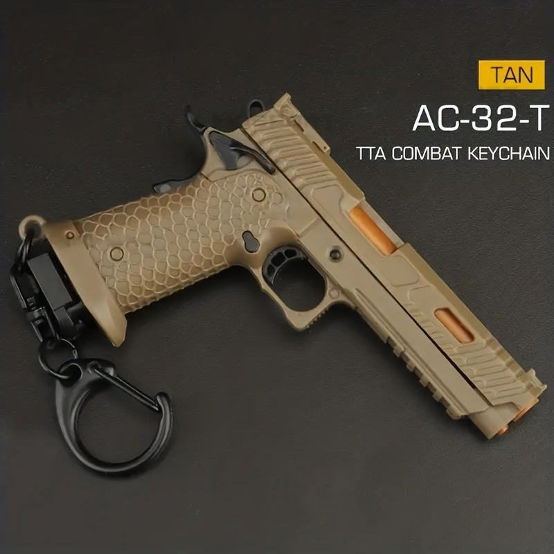 Mini Pistol Keychain Model for Men and Women