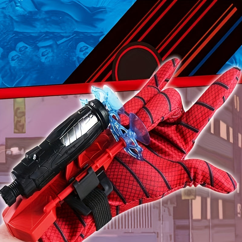 Spider Web Wrist Guard Shooting Suit Soft Bullet Launcher Bracelet