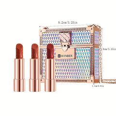 Matte Lipstick Set Waterproof Long Lasting 3 pcs Kit