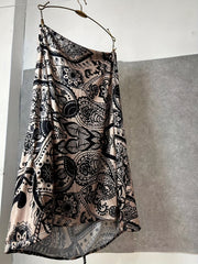Paisley Print Boho Halter Dress