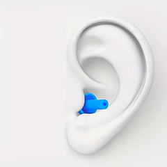 5 Pairs Washable Silicone Earplugs for Swimming and Drifting