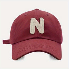 Vintage Red Baseball Cap Distressed Sun Hat Lightweight Dad Hat Unisex Golf