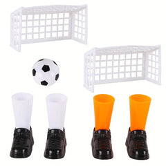 Finger Football Game Set Two Goals Family Party Finger Soccer Match Toy