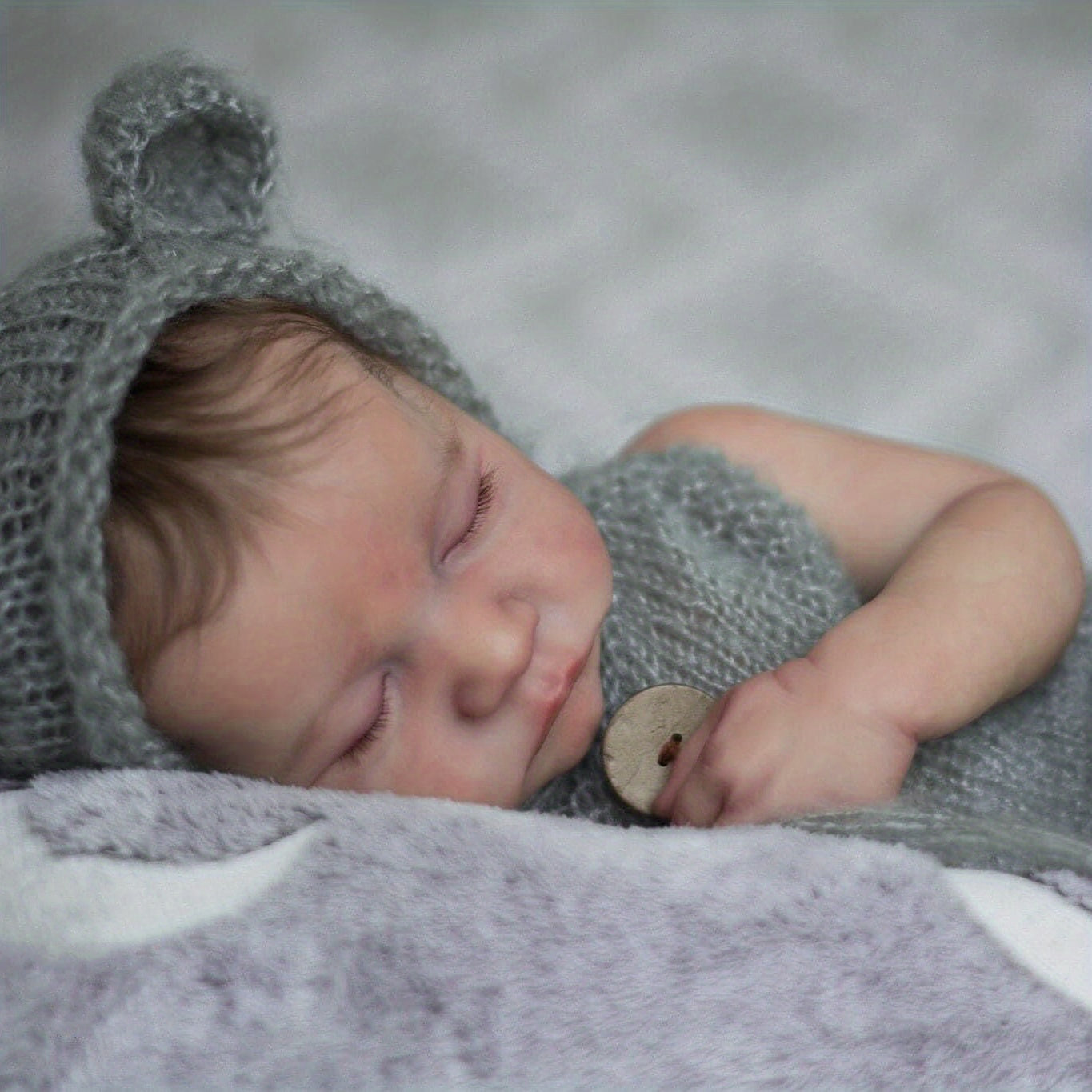 NPK 45 Baby Doll Reborn Boy Levi Flexible Skin Tone Visible Veins