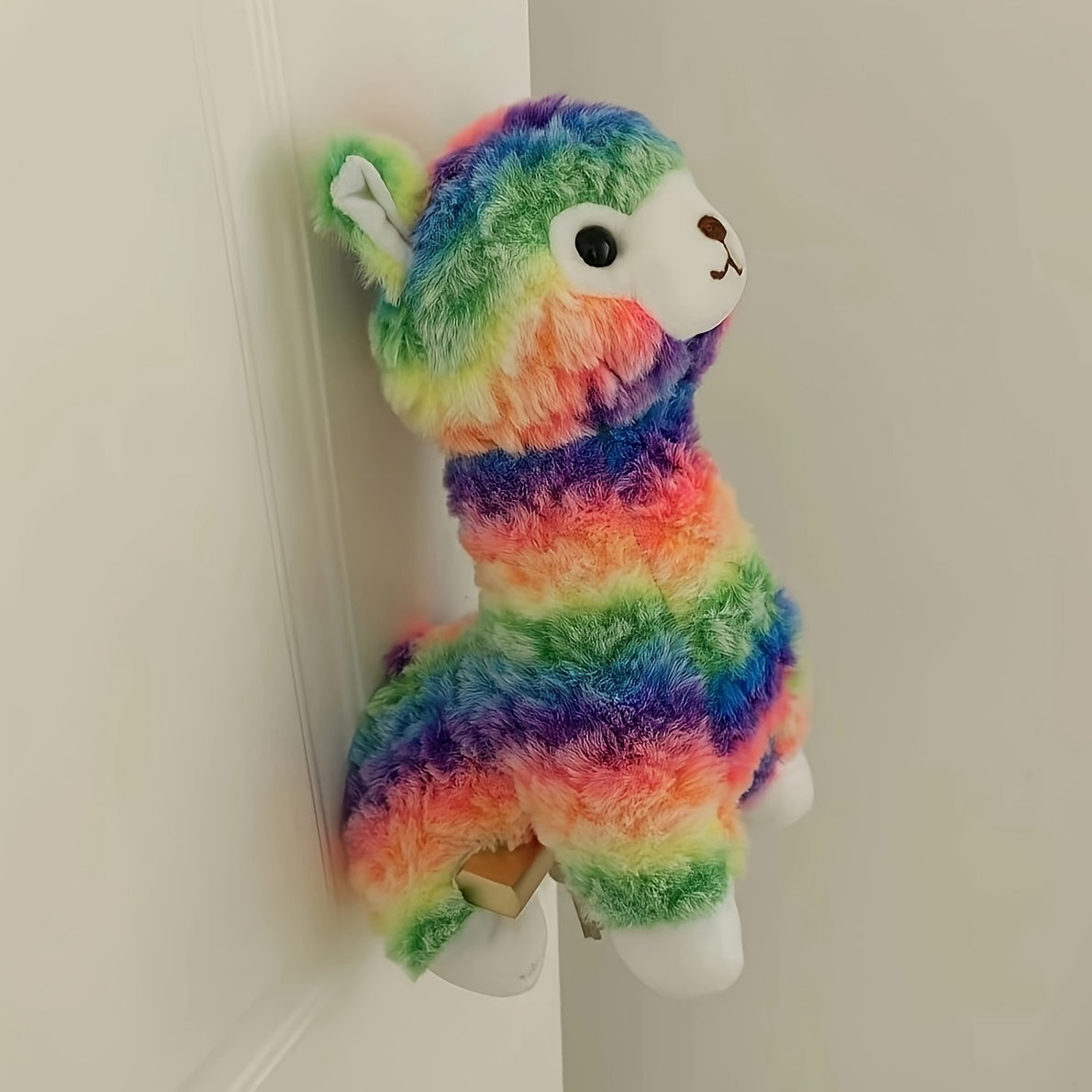 Rainbow Alpaca Plush Toys Soft Wool Throw Pillows Home Decorations