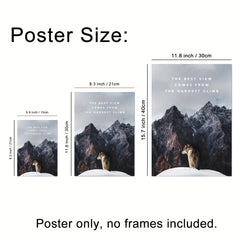 Modern Wildlife Landscape Art Painting Sticker for Kids