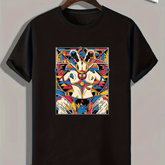 Abstract Painting Print Men's Graphic T-shirt for Summer