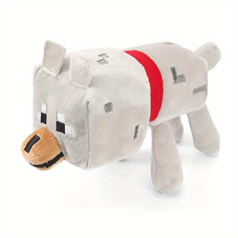 Big Bad Wolf and Little Gray Wolf Plush Dolls Gift Toys