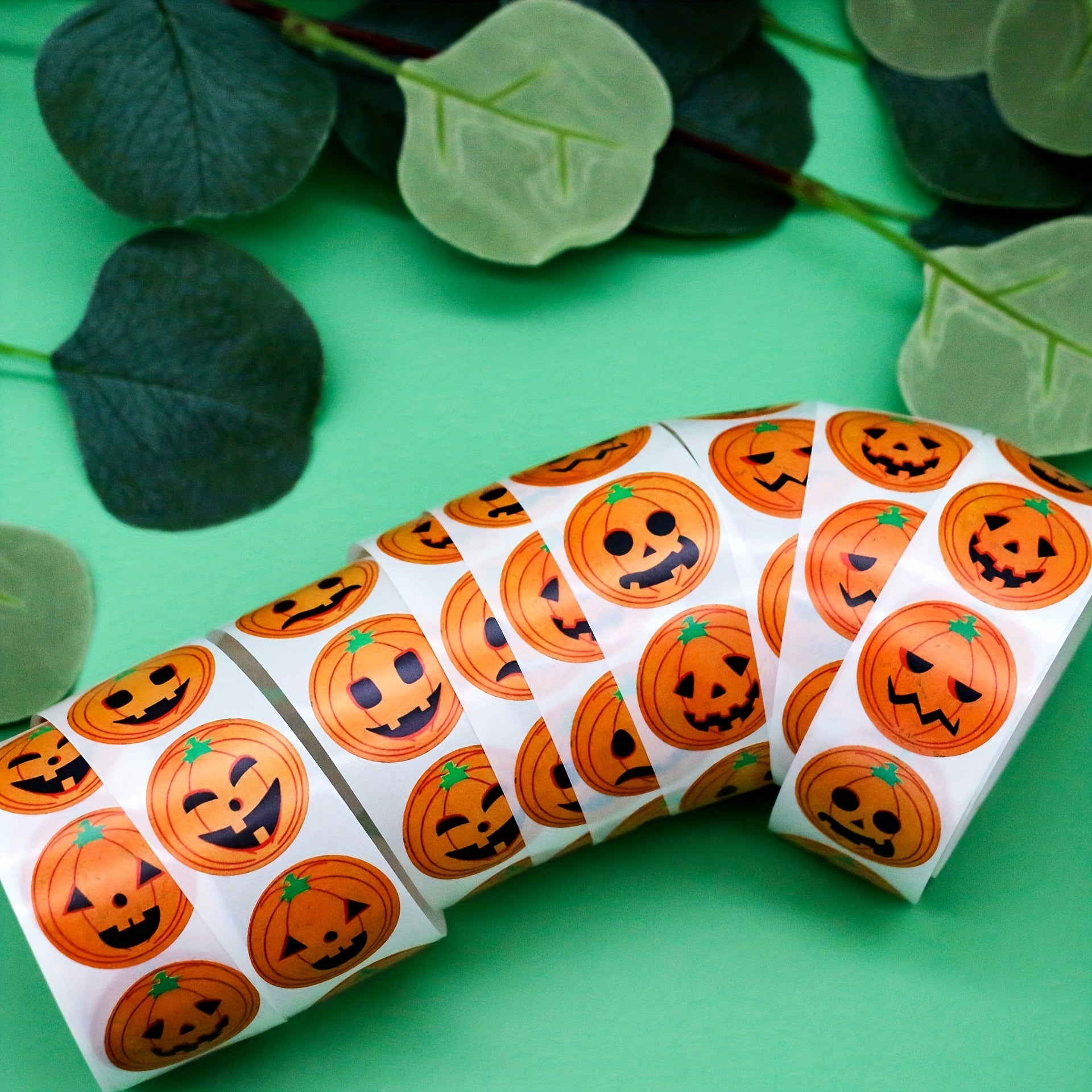500pcs Halloween Pumpkin Ghost Car Stickers Holiday Gift Craft Decoration