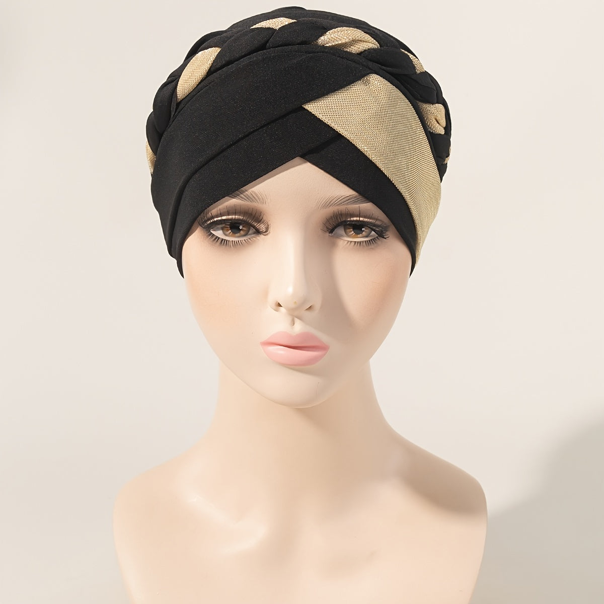Cross Braid Bonnet Beanie Hat Women's Bonnet Beanie Hat