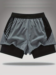 Men's Running Shorts Lightweight Quick Dry Elastic Waistband Shorts