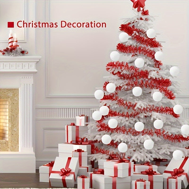 20pcs Indoor Snowball Snow Toy Decorative Snowballs