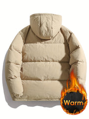 Versatile Thick Hooded Puffer Coat Winter Jacket Women's Clothing