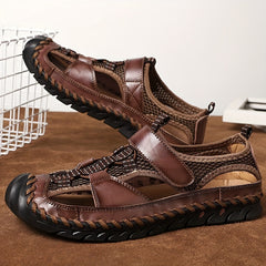 Men's Stitch Non Slip Sandals Comfy Beach Shoes Summer