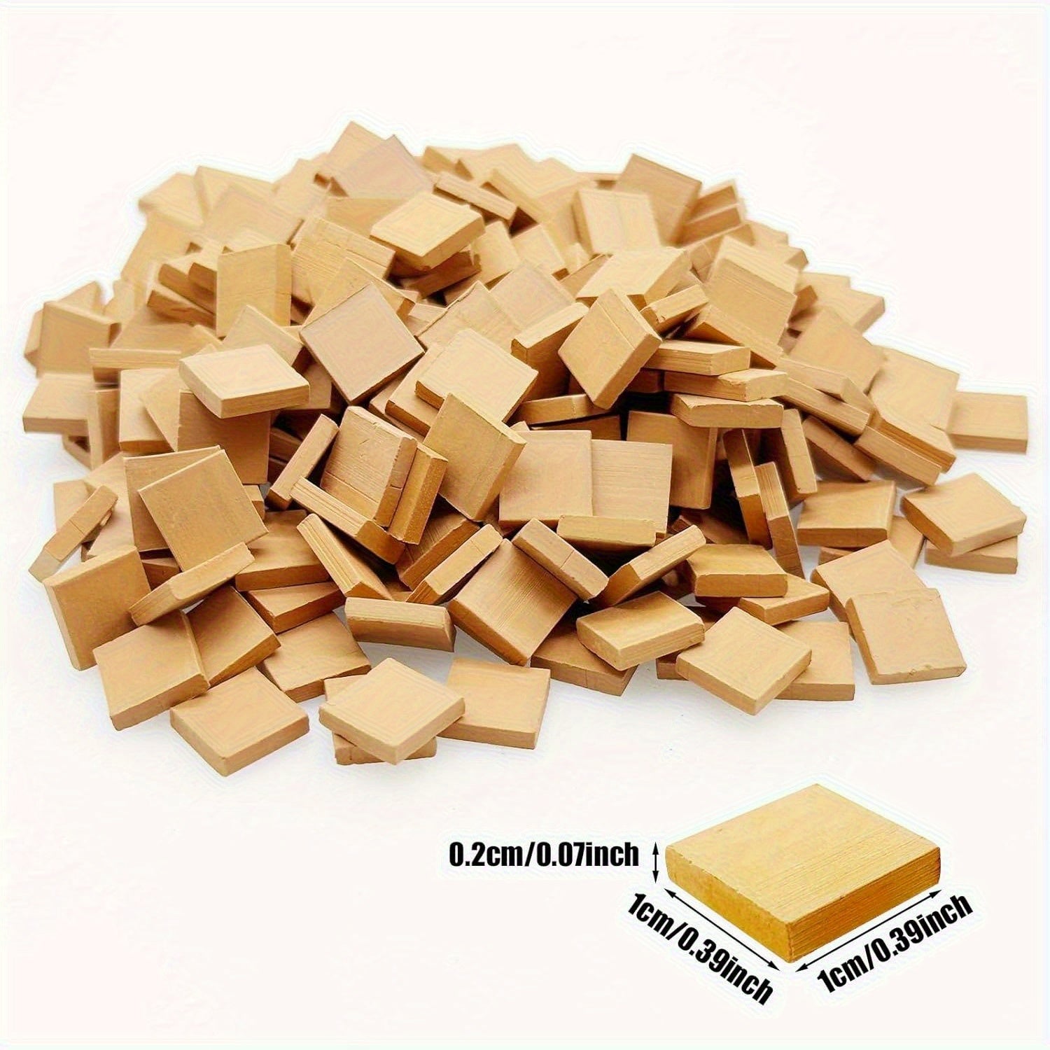 Red Pottery Clay Mini Bricks 1:35 Scale Square Model Bricks DIY Micro Landscapes