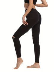 Rippled Yoga Leggings High Waist Hip lifting Fitness Workout Gym Pants