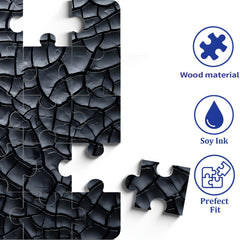 Cracked Mud Texture Jigsaw Puzzle for Adults Intermediate Challenge