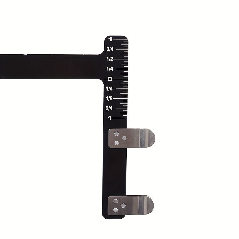 Bowstring Positioning Scale Square Ruler Archery Accessory