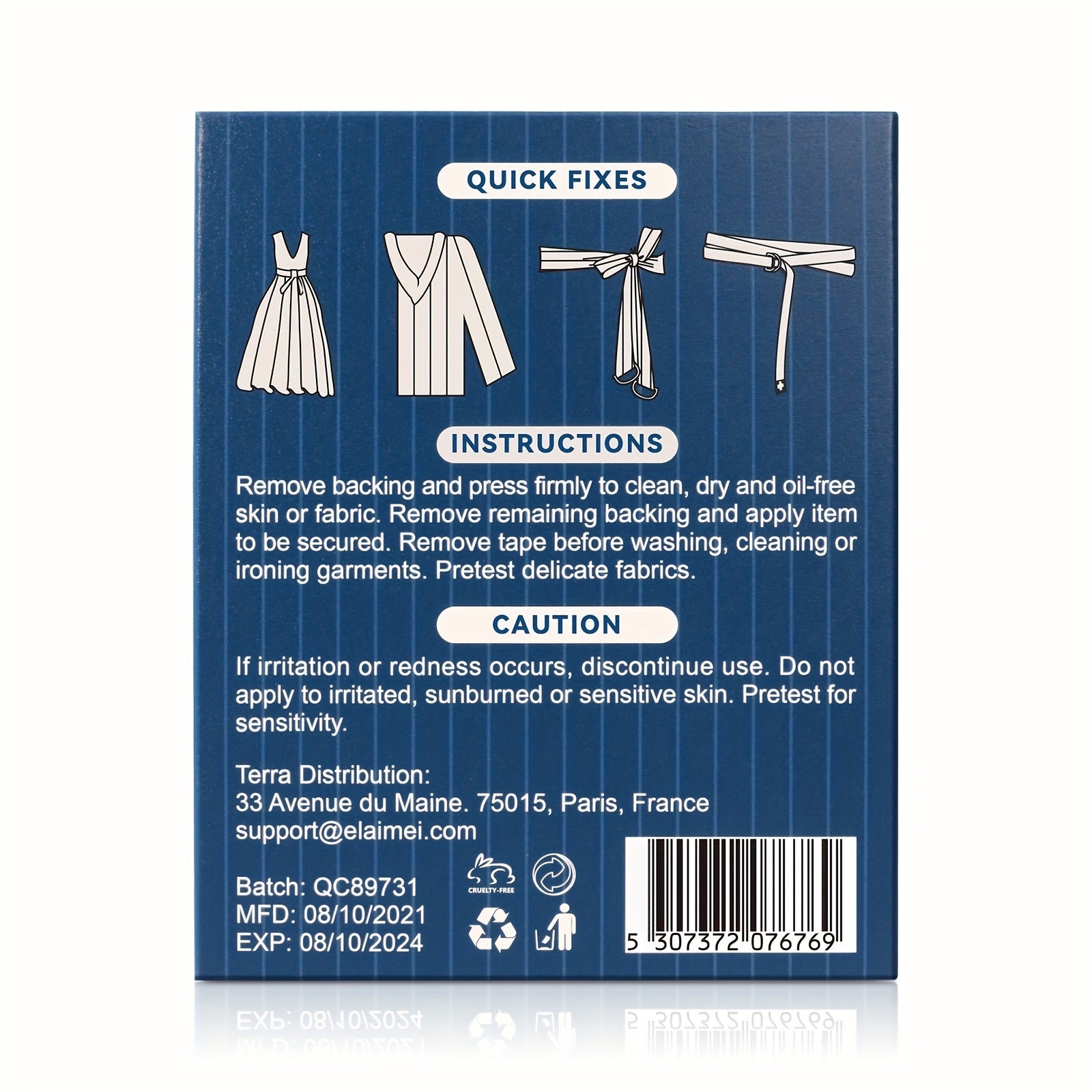 Invisible Anti-slip Stickers for Shirt Neck