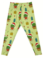 Christmas Sports Leggings High Stretch Fitness Leggings