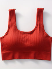 Seamless Breathable Sports Bra Fitness Yoga Running Top