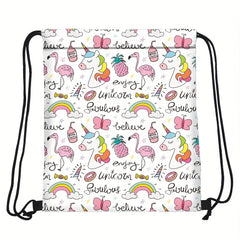 Cartoon Drawstring Bundle Backpack Waterproof Storage Bag