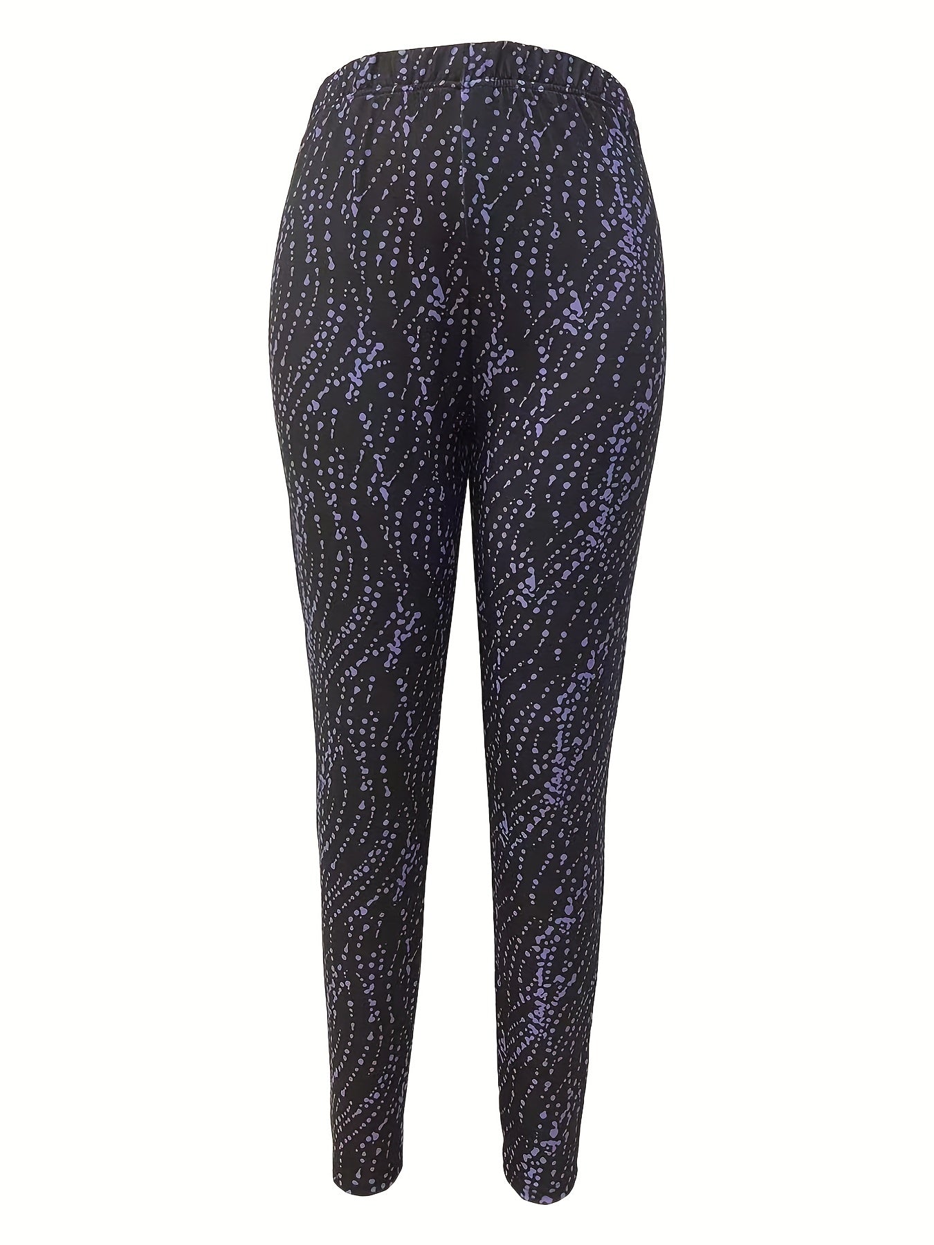 Random Print High Rise Leggings
