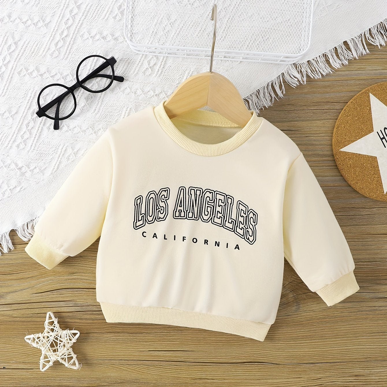 Baby Boys LA California Long Sleeves T-shirt Top Casual Soft Comfortable
