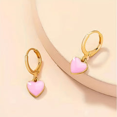 Heart Drop Earrings for Girls, Holiday Birthday Graduation Party Gift