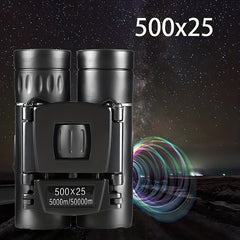 HD Binoculars BAK4 Prism Portable Foldable for Outdoor Camping Hiking