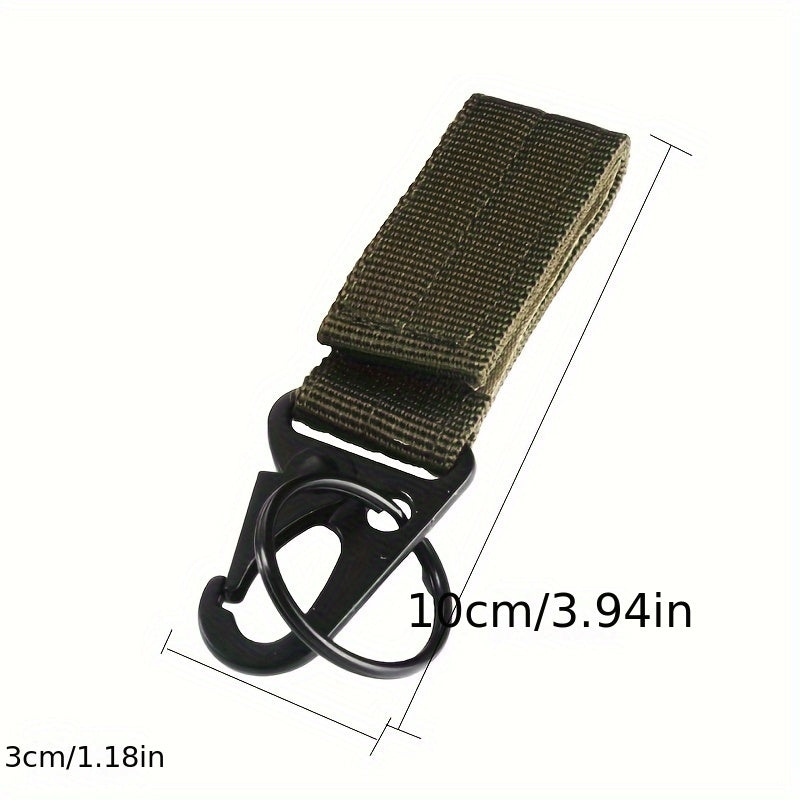 Outdoor Webbing Hook Buckle Keychain for Camping Hiking