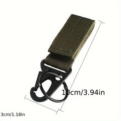 Outdoor Webbing Hook Buckle Keychain for Camping Hiking