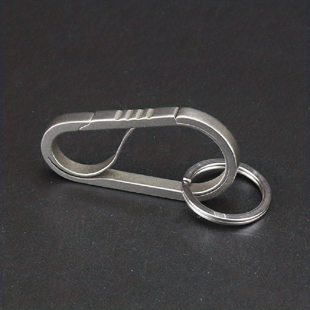 Titanium Alloy Car Key Chain Shrapnel Waist Hanging Key Chain Outdoor Pendant
